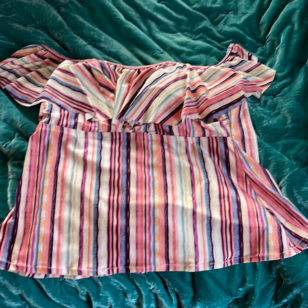 22W Raisins Curve Swimsuit Top